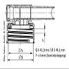 3 x FLUXX DIN 45 AH 13/45 Dispensing Taps for 2–10 L Canisters, Sabeu view 3