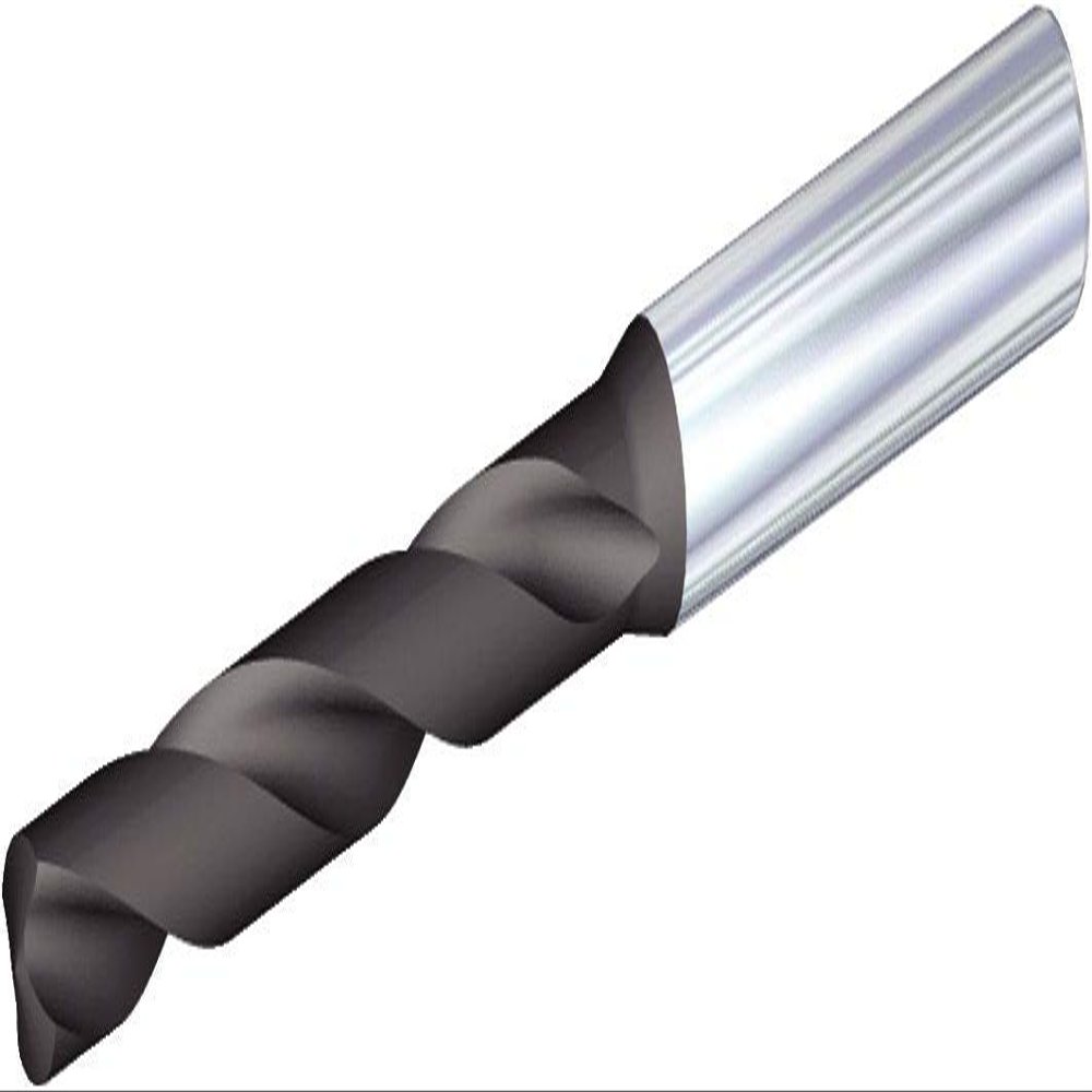 WIDIA VDS402A01600 VariDrill VDS402A, 1.6 mm Diameter, 140° Point Angle, Right-Hand Cut, Conical Point, Carbide, TiAlN Coating