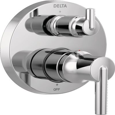 Delta T24859 Trinsic Modern Monitor 14 Series 3-Setting Valve Trim with Integrated Diverter, Chrome