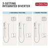 Delta T24859 Trinsic Modern Monitor 14 Series 3-Setting Valve Trim with Integrated Diverter, Chrome view 3