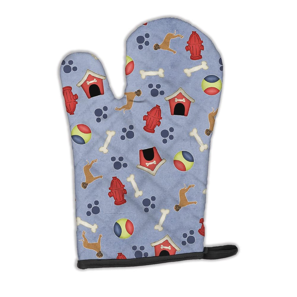 Caroline's Treasures BB4089OVMT Dog House Collection Brindle Natural Great Dane Oven Mitt, Large, Multicolor