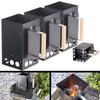 infactory Charcoal Chimney Starters, 3-Pack, Black view 2