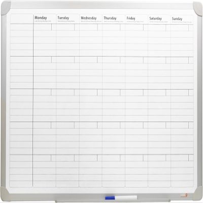 DESQ Monthly Planner, Magnetic, Aluminum Frame, 60 x 90 cm