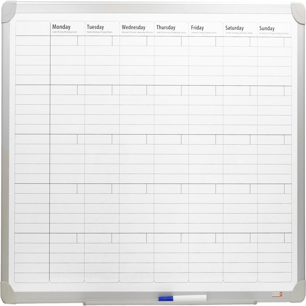 DESQ Monthly Planner, Magnetic, Aluminum Frame, 60 x 90 cm