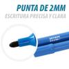 Maya Professional Tool Q08002/2 Detectable Pro Marker, Metal- and X-Ray-Detectable, Blue, 10-Pack view 3