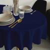 Rollmayer Vivid Collection Tablecloth, Dark Blue 16, Oval, 120 x 180 cm view 1