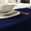 Rollmayer Vivid Collection Tablecloth, Dark Blue 16, Oval, 120 x 180 cm view 3