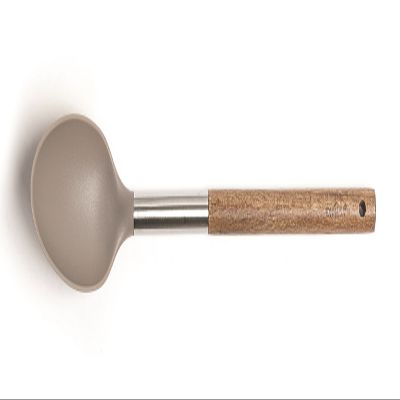 Excelsa 60028 CUCCHIAIONE Large Spoon, Acacia Wood and Nylon, Taupe/Brown