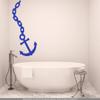 CLICKANDPRINT Boat Anchor with Chain Wall Decal, 160 × 80.9 cm, Brilliant Blue view 2