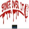 CLICKANDPRINT “sponge over it” Reflective Red Sticker, 100 × 31.7 cm view 1