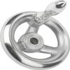 KIPP Operating Components | Standard Elements 118122 Handwheel Without Keyway, Aluminum, D1=400 mm, D2=30 mm view 1