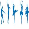 CLICKANDPRINT Ballerina Wall Decal, 140 x 44.6 cm, Azure Blue view 1