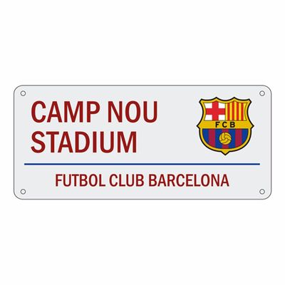Barcelona FC Camp Nou Street Sign
