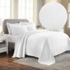 Superior 3-Piece Cotton Paisley Matelassé Coverlet Set, Queen, White view 2