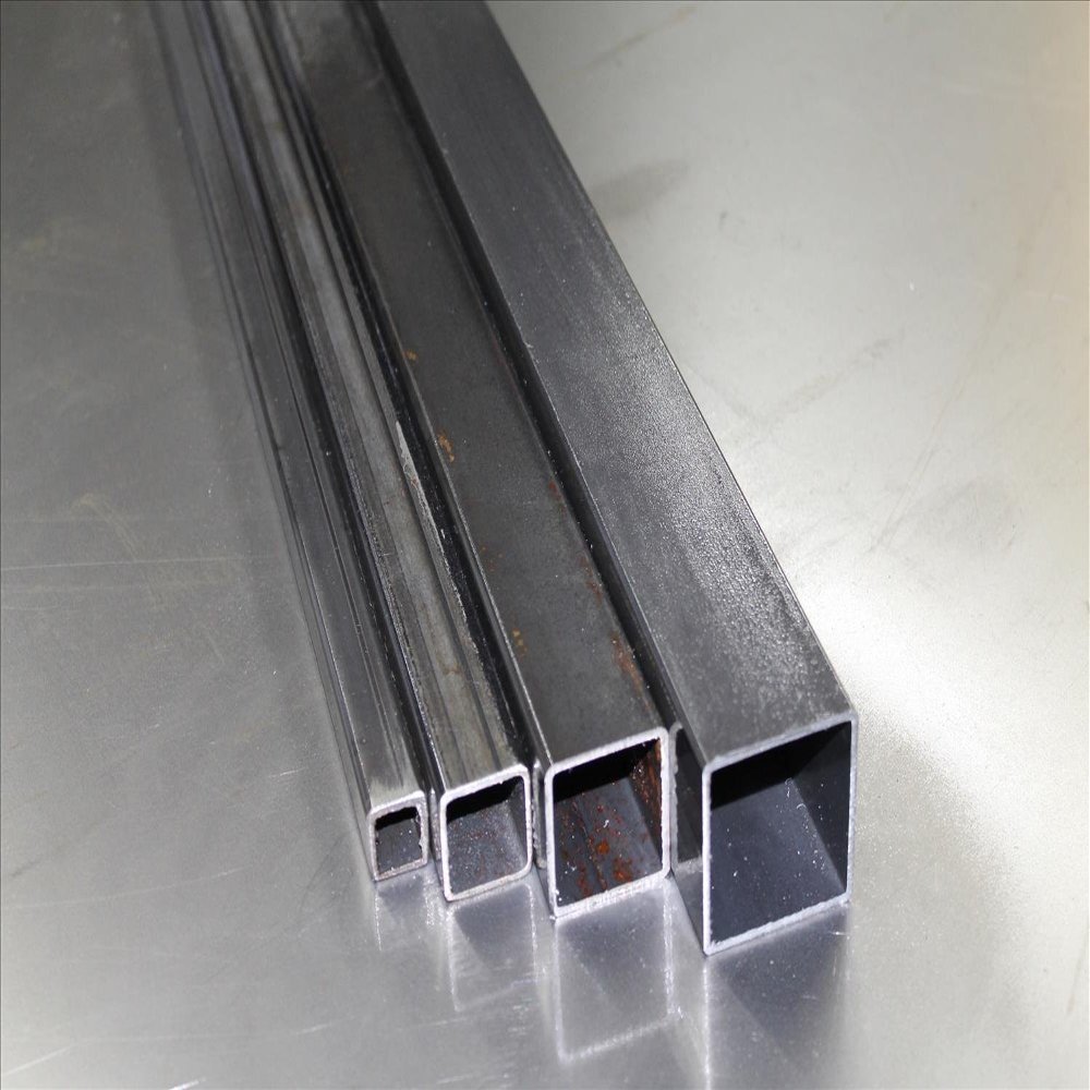 Steel Square Profile Tube S235, 1.5–5 mm (45 × 45 × 2.0 mm), Length: 1500 mm