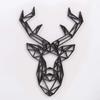KLEINLAUT 3D Origami Deer Head, 35.9 x 50 cm (XL), Pastel Pink view 1