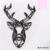 KLEINLAUT 3D Origami Deer Head, 35.9 x 50 cm (XL), Pastel Pink view 2