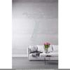 CLICKANDPRINT Giraffe Head Wall Decal, 170 x 108.9 cm, Light Gray view 2