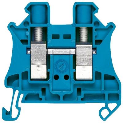 Siemens Feed-Through Terminal with Connecting Screw, 4.0 mm², 6.2 mm, Blue