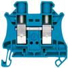 Siemens Feed-Through Terminal with Connecting Screw, 4.0 mm², 6.2 mm, Blue view 1