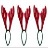 Ciffre 3-Piece Christmas Hat Set – Green Antlers with Bells view 1