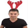 Ciffre 3-Piece Christmas Hat Set – Green Antlers with Bells view 2