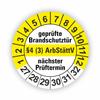 Fassbender-Druck Fire Protection Inspection Stickers, 30 mm, Self-Adhesive PVC, 120 Pieces view 1