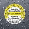 Fassbender-Druck Fire Protection Inspection Stickers, 30 mm, Self-Adhesive PVC, 120 Pieces view 3