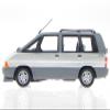 Renault Espace 1984 Titanium Silver Model Car 518013 Norev 1:43 view 2
