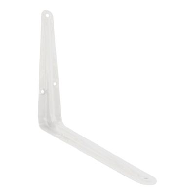 Merriway BH05494 London-Style Shelf Brackets, White, 12-Pack, 225 x 175 mm
