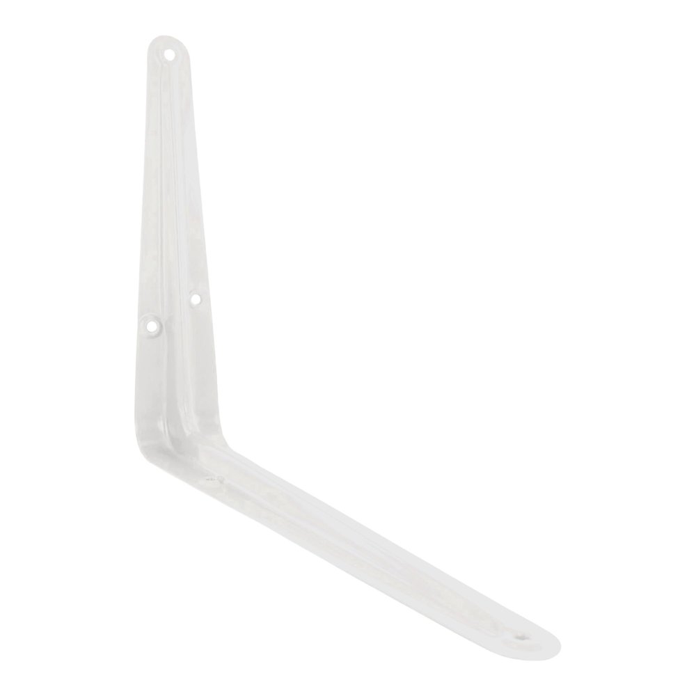 Merriway BH05494 London-Style Shelf Brackets, White, 12-Pack, 225 x 175 mm