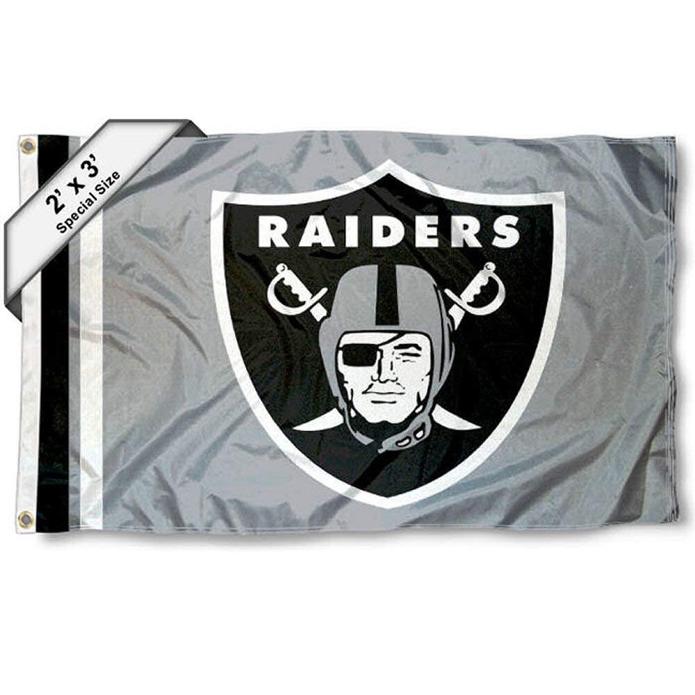 Oakland Raiders 2' x 3' Flag, LST 82