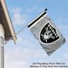 Oakland Raiders 2' x 3' Flag, LST 82 view 3