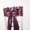 Satin Sashes and Matching Table Runners for Weddings, Events and Parties, Burgundy view 1