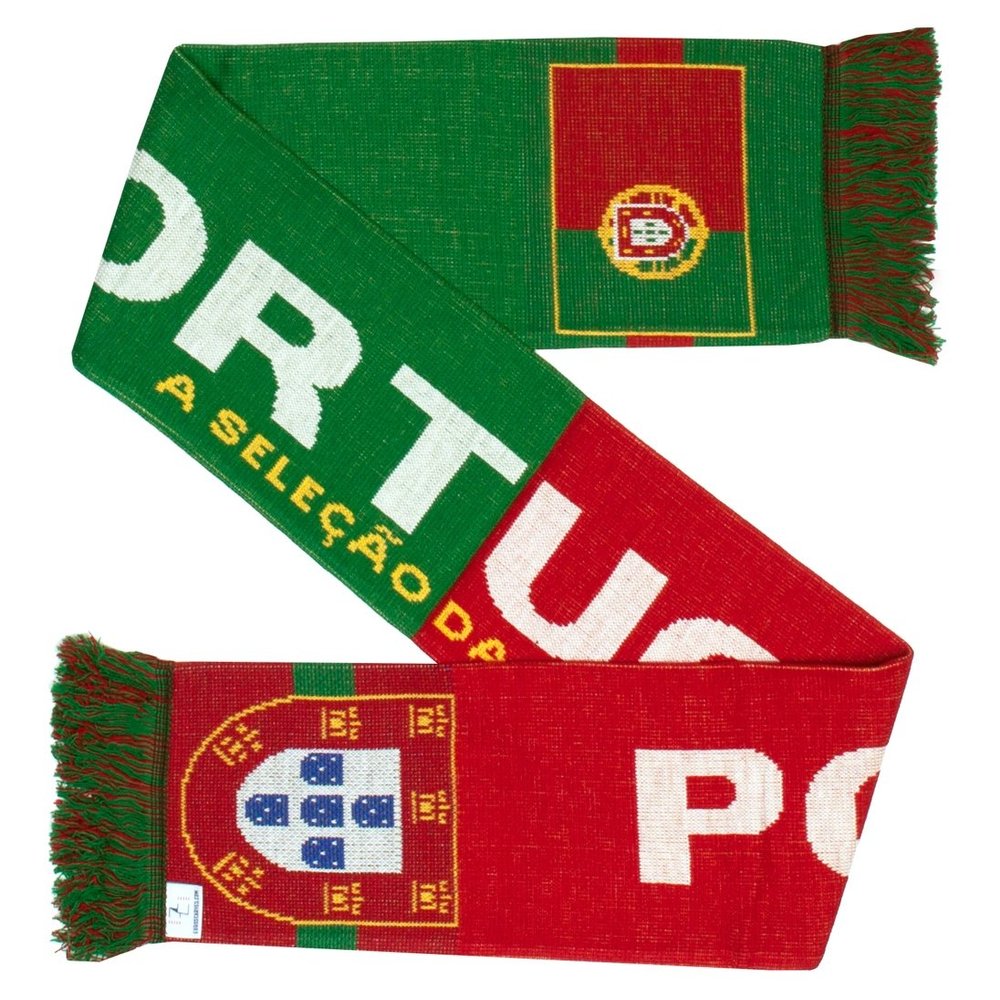 Portugal Soccer Knitted Scarf