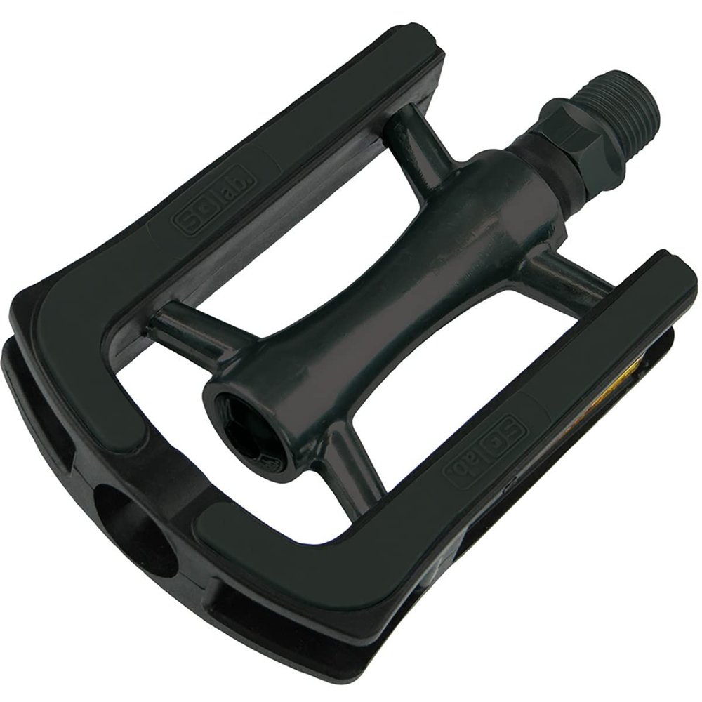 SQlab Unisex Adult 521 Bicycle Pedals, Black, M - 0 mm EU