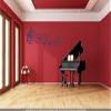 CLICKANDPRINT Musical Notes Wall Decal, 110 x 38 cm, Dark Blue view 2