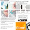 Deleter Screen Tone Jr JR-109 [Dot Pattern 55/10%] [182 x 253 mm (7.16 x 9.96 in)] for Comic Manga Illustration and Graphic Screentone view 2