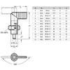 Ganter Standard Elements | Indexing Plunger GN 612-8-M16x1.5-AK | Pin Diameter: 8 mm | Burnished Steel | 1 Pc. view 2