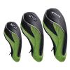 Andux Golf Club Headcovers with Zipper, 460 cc, Fairway Wood, Green, 3-Piece Set view 1