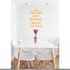 CLICKANDPRINT Wall Decal “The Clown Is the Most Important Meal of the Day!”, 70 x 44.7 cm, Golden Yellow view 2
