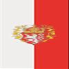 U24 Flag of the Kingdom of Bohemia, Portrait Format, Premium Quality, 150 x 500 cm view 1