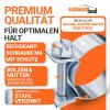 1 Mini Hose Clamp, 7–9 mm, W1 Galvanized Steel, 9 mm Wide view 4