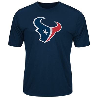 Majestic NFL Football T-Shirt Houston Texans Logo Tech Cool Base (L)