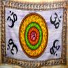 Crafts of India Colorful Aum (Om) Design Hindu Meditation Hippie Yoga Wall Hanging Tapestry, 55 x 82 in. view 1