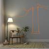 CLICKANDPRINT Swing on Branch Wall Decal, 40 x 37.3 cm, Light Red-Orange view 2