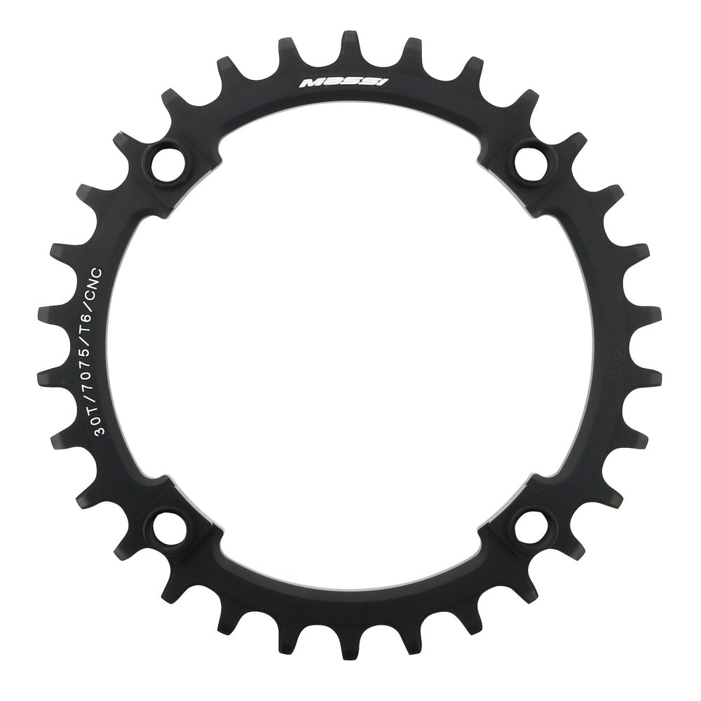 MASSI 30T Narrow-Wide Comp Shimano Chainring, Black, One Size