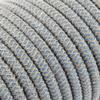 merlotti 20.378 Round Fabric-Covered Electrical Cable, Sand/Avio, 3 m view 1
