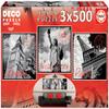 Educa 17096 Big Cities, 3 x 500-Piece Decorative Puzzle Set for Adults and Kids 10+, London, New York, Paris view 1