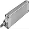 DZH-40-125-PPV-A (14057) Flat Cylinder, 125 mm Stroke, 40 mm Piston Diameter, Equivalent Diameter view 1